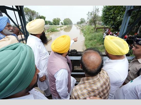 CM Mann reviews work of Malwa Canal – first ever canal to be constructed in Punjab in post-independence era; Watch Video 