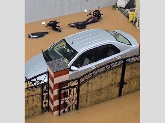 Himachal Floods: Una submerged after record-breaking rainfall, panic grips residents