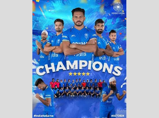 India wins 5th Asian Champions Trophy hockey title after beating China with 1-0 win 