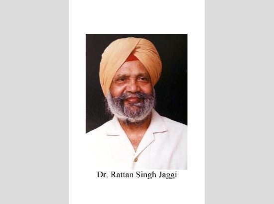 Eminent Punjabi Scholar Dr.Rattan Singh Jaggi to be awarded with Padma Shri Award 