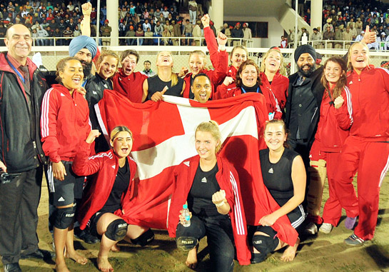 Denmark women team managed to make it to the 3rd rank
