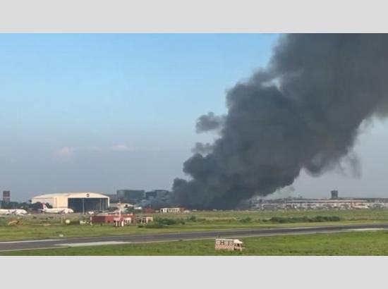 Fire breaks out at Dhaka Airport, all flight operations suspended [ FULL VIEW ]