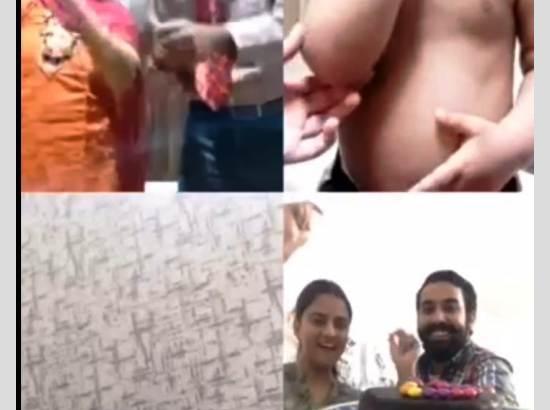 Couple celebrate first marriage anniversary using online digital world