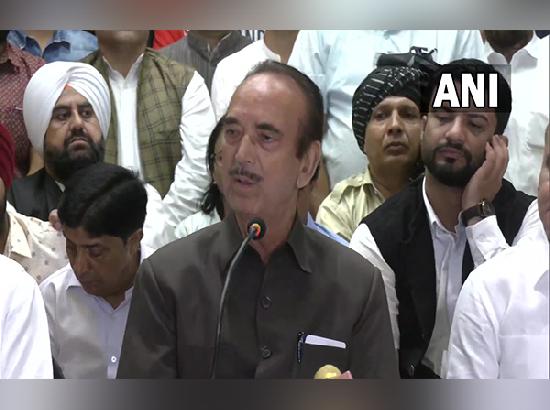 Ghulam Nabi Azad announces his new outfit 'Democratic Azad Party' ahead of J-K polls