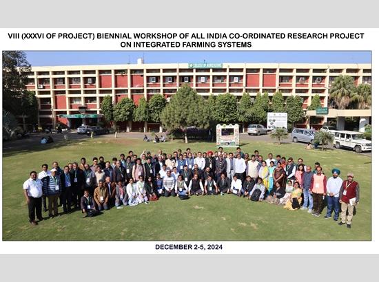 Biennial workshop concludes at PAU, experts mull IFS's role in Agri-sustainability