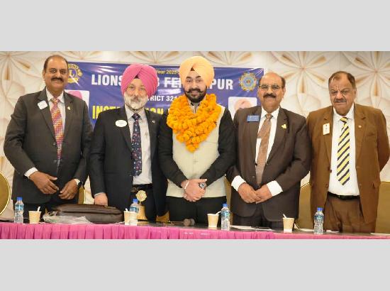 Lions Club Ferozepur Installs New President Lion Gursaab Singh Mal for 2025-26