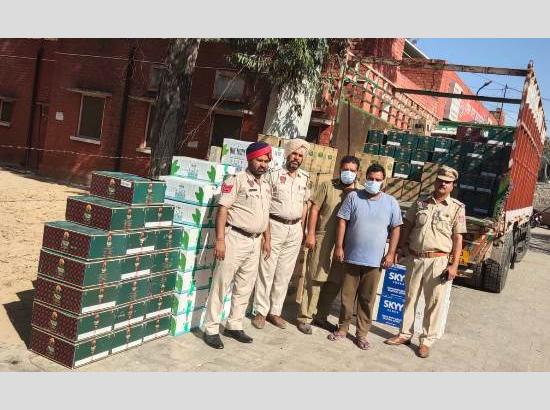 Ahead of Lok Sabha elections, Ferozepur police seized 1530 boxes of liquor with 2 canters