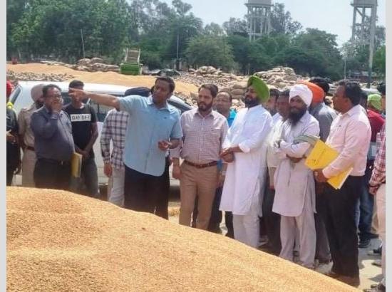 MD Markfed, DC visit Ferozepur mandis, review wheat purchase, lifting, payment operations