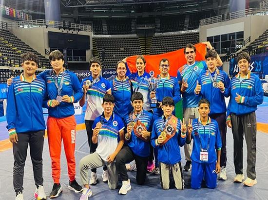Indian Women Wrestlers crowned World Champions in Athens