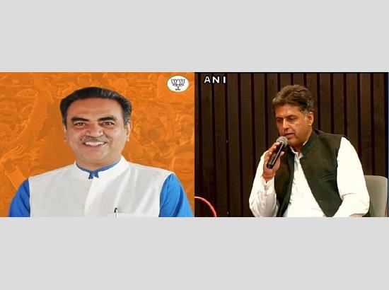 Sanjay Tandon and Manish Tiwari to face each other in Chandigarh Press Club