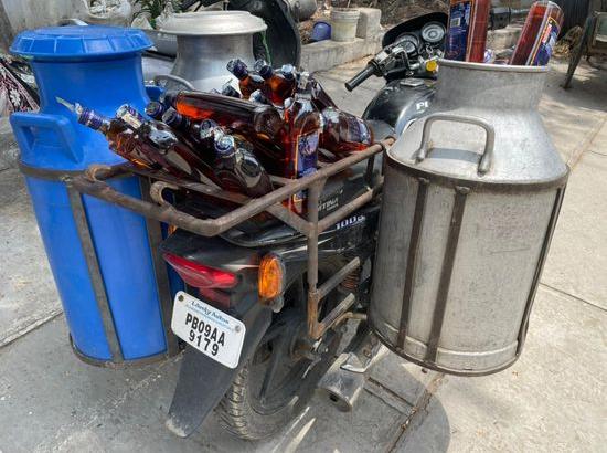 Mohali police arrests milkman with 144 bottles of illicit liquor