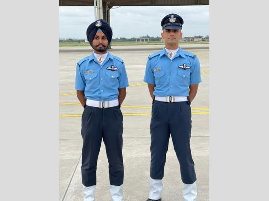 Two cadets of Mohali institute commissioned as Flying Officers in IAF