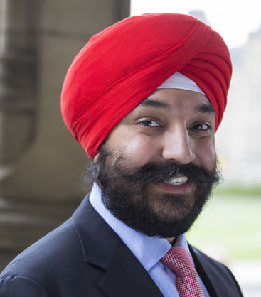 First Amritdhari Sikh  MP  and  Minister Federal Cabinet of Canada