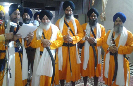 Panj Piyaras also oppose naming Nov 10 Sikh Congregation as Sarbatt Khalsa