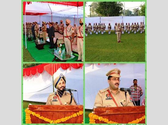 Amid Corona precautions, Police Commemoration Day celebrated in Ferozepur