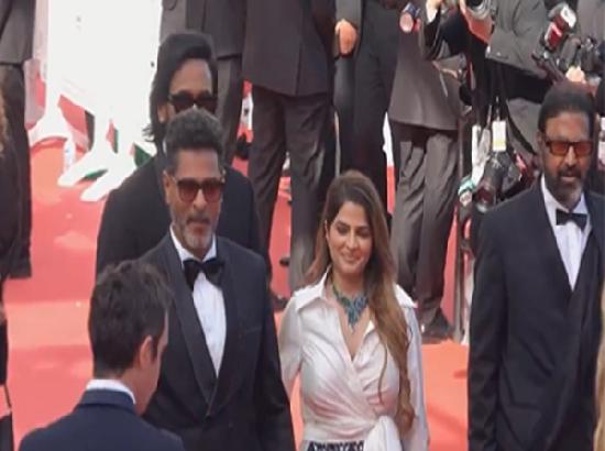 Prabhu Deva, Mohan Babu, Vishnu Manchu walk Cannes red carpet in style