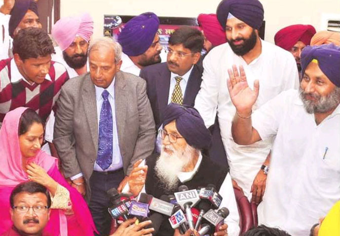 SAD+BJP alliance wrests power again in Punjab with absolute majority of 68 seats in Vidhan Sabha Elections