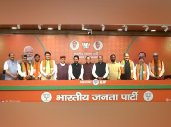 Six former Congress rebel MLAs in Himachal join BJP