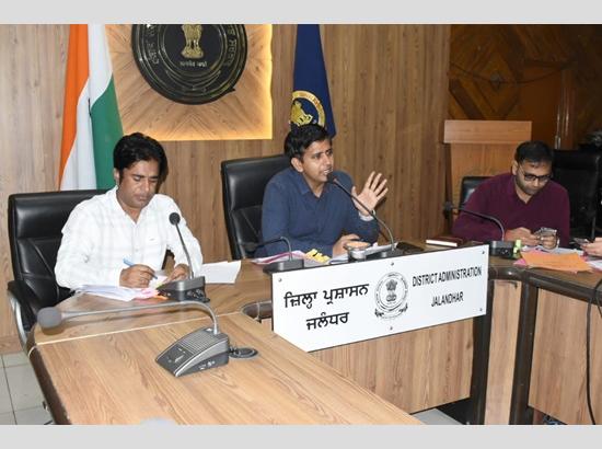 Jalandhar DC reviews performance of ULBs under key Government schemes