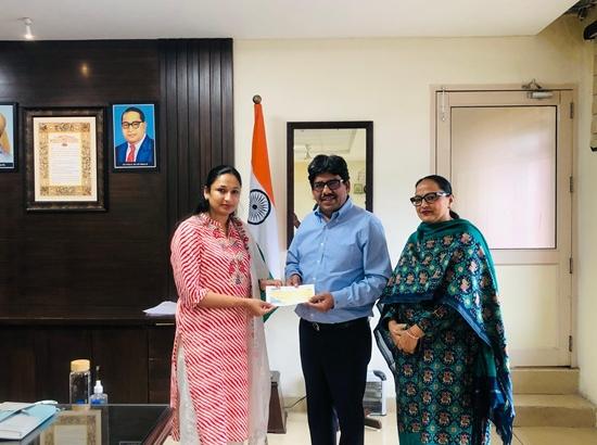 Manav Mangal Group of Schools donates Rs 10 lakh for flood relief in Punjab