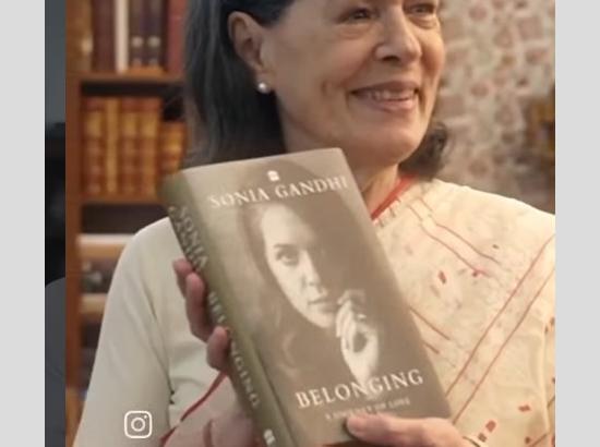 Sonia Gandhi unveils her book ‘Belonging: A Journey of Love’, watch video