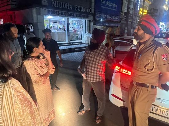 Ludhiana DEO conducts surprise checking of night nakas by SSTs