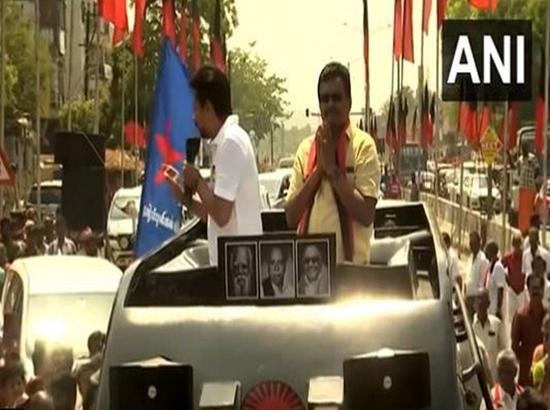BJP has taken away our language rights: Udhayanidhi Stalin at Theni roadshow
