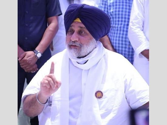 Sukhbir Badal thanks party rank and file for efforts made in favour of candidate Biba Rajoana 