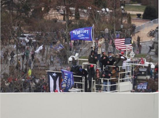 US Capitol under lockdown following violent protests by pro-Trump demonstrators
