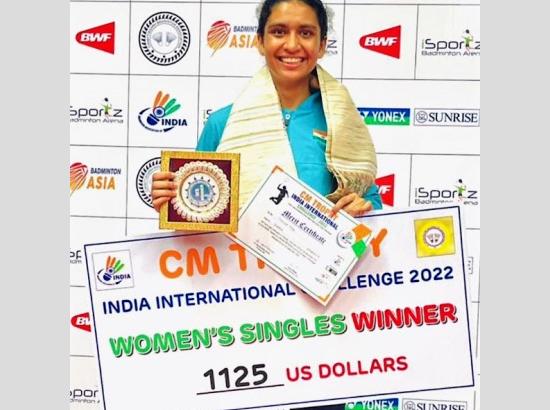 Tasnim, Priyanshu clinch singles titles in Chhattisgarh International Challenge