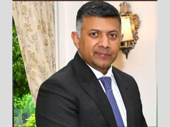 Indian High Commissioner Vikram Doraiswami presents credentials to King Charles at Buckingham Palace

