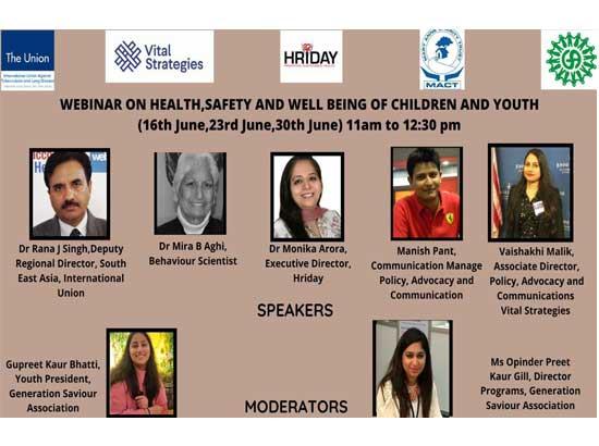 Webinar on Health, Safety and Wellbeing of Children held
