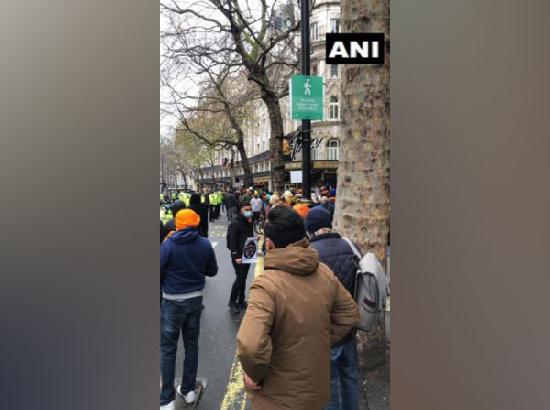 'Khalistani' flags seen at London protest held in solidarity with Indian far
